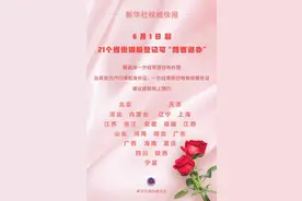 明起，21省份婚姻登记可“跨省通办”图片