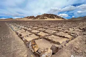 壮观！西藏阿里惊现“石头阵”，是什么人摆放的？图片