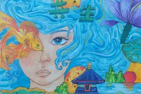 张家界：世界地球日自然科普画接力赛获奖作品选登（部分）图片