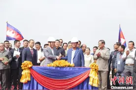 金巴高速开工建设 中企助力柬埔寨打造国际高速新通道图片
