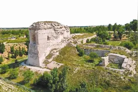 大漠深处，聆听千年统万城的传说图片