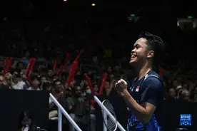 新加坡羽毛球公开赛：金廷男单夺冠图片