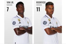 皇家马德里官方消息：下赛季维尼修斯改穿7号球衣图片