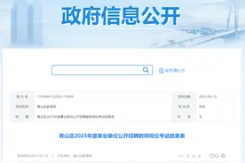 刚刚，青山区2023年度事业单位公开招聘教师岗位考试结果公布！图片