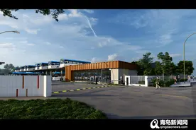 全国首个应用简易升降立体设备的公交停车场即将在青岛投入使用图片