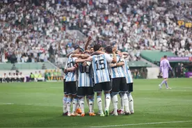 （体育）足球——国际邀请赛：阿根廷对阵澳大利亚(7)图片