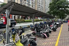 海珠区南洲街：基本建成电动自行车3分钟充电停放圈图片