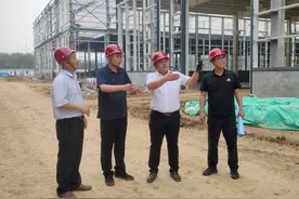 “企业秘书”驻企帮扶，兰陵跑出项目建设“超速度”图片