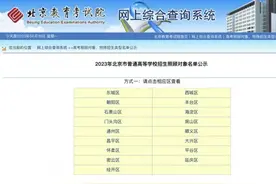 2023年北京高考招生照顾对象名单公布图片