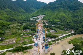 政永高速德化段建设正酣图片