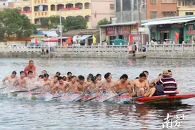 备战3个月，汕头这地方的乡村龙舟赛很燃图片