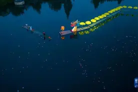 千年古镇舞“三灯”图片