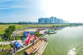 徐州开展“端午民俗文化大集”活动，赛龙舟、舞龙舞狮等持续登场图片