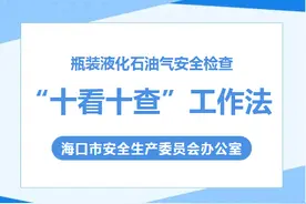 “十看十查”！海口市瓶装液化石油气安全检查工作法→图片