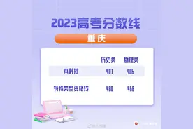 2023年重庆高考分数线公布：本科批历史类407分、物理类406分图片
