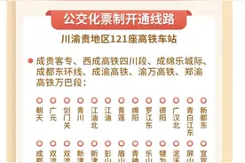 无需购票，刷证或扫码即走！重庆26座高铁车站启用公交化票制图片