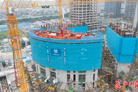 5天一层楼！最新一代“造楼机”亮相武汉图片