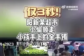 家长警惕！男子3秒拽走幼儿金手镯 警方5小时后将其抓获图片