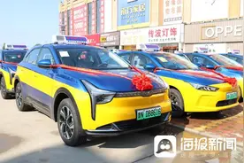 德州陵城区：新能源纯电出租车投入运营图片