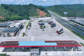 乐广高速黎溪服务区（往广州方向）加油站恢复营业图片