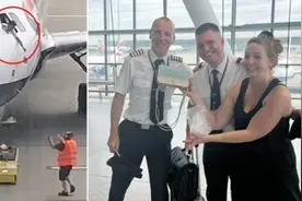 暖心时刻：飞行员将乘客丢失护照从飞机窗户递出图片