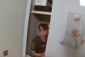 在逃男子心存侥幸躲进衣柜，广州警方“瓮中捉鳖”图片