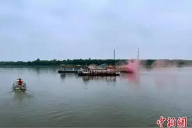 黑龙江佳木斯港区开展客运船舶应急模拟演练图片