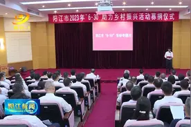 阳江市举办2023年“6·30”助力乡村振兴活动募捐仪式 目前全市认捐额已达8000多万元图片