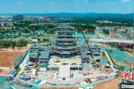 2024成都世园会主会场核心场馆封顶 今年底全面竣工投用图片