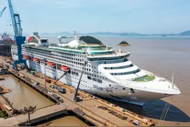 就在舟山六横，国内豪华邮轮“顶流”重焕青春将“满血”启航图片