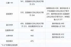 武汉江夏区各高中阶段学校录取分数线正式公布图片