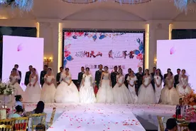 甜度爆表！军营集体婚礼太让人羡慕啦！图片