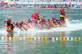 五月辰河看龙腾——“龙腾潇湘”中国·沅陵2023年“沅陵酱酒”杯传统龙舟大赛见闻图片