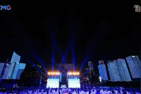 一张蓝图绘到底——昨晚，我们在星空下朗读！千架无人机钱塘江畔上演凤凰涅槃！图片