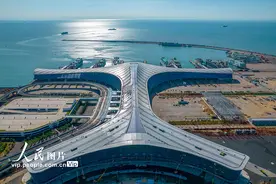 海南省海口市新海港综合交通枢纽站项目进入冲刺阶段图片