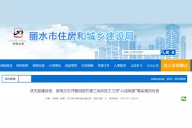 浙江省庆元县建设局、县根欠办开展园区在建工地农民工工资“六项制度”落实情况检查图片
