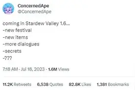 《星露谷物语》1.6版本即将到来 带来神秘更新图片