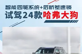 智能四驱系统+后桥差速锁 试驾24款哈弗大狗图片
