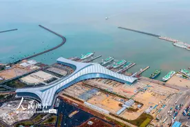 海南海口新海港综合交通枢纽站项目有序推进图片