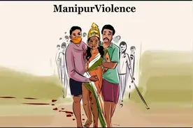 “可耻！”印度妇女惨遭裸体游街引全国愤怒，总理：无法原谅图片