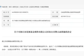宣传基金预期收益，同花顺遭警示！三家银行亦受罚，更有第三方平台被罚7000万图片