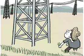 （世相圈点）岂能让电线杆岂能霸占良田图片