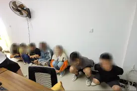 诱骗网友代付外卖订单诈骗达10万余元 7名“美女”当场抓获图片