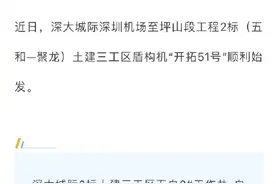 深大城际最新进展来啦图片