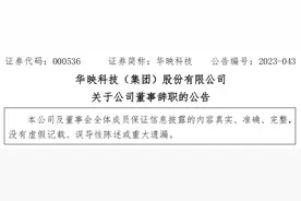 华映科技（集团）股份有限公司董事李震辞职图片