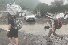 109国道北京门头沟段通道已抢通  附近村民：虽有提前避险但泥石流超预期图片