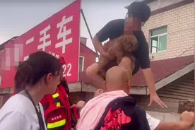 救援队回应“涿州男子被救时折返救狗”：当时船上共有15人，发视频初衷是科普“先急后缓”救援法则图片