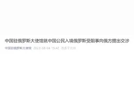 中国公民入境俄罗斯受阻，中方提出交涉图片