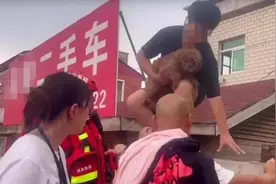 “涿州男子被救时折返救狗？”救援队回应图片