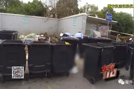 小区垃圾站惊现中年男尸，抛尸者被监控拍下！图片